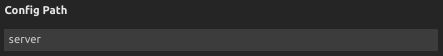 Config Path