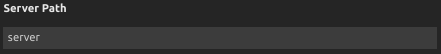 Server Path